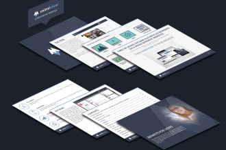 design best company profile or annual report