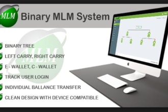 do MLM system multilevel and with kyc in php framework