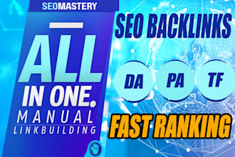build authority SEO backlinks manual link building service for website ranking