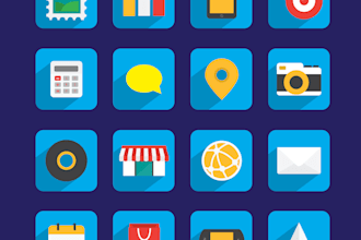 design app icon and button