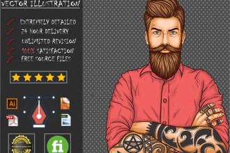 do vector tracing,redraw your images, logo professionally