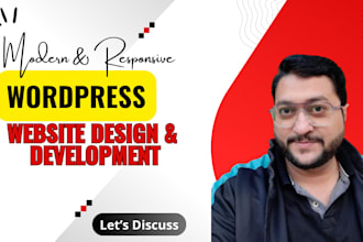 design responsive wordpress website and fix issues