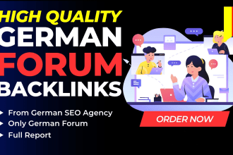win SEO german backlinks from forum comments, german linkbuilding