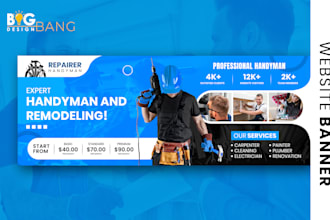 design website banner, shopify banner, website header, slider or hero banner