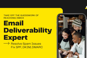 resolve email spam issue and increase deliverability