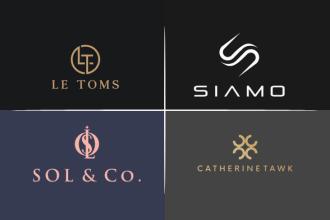 do modern minimalist luxury fashion brand logo design