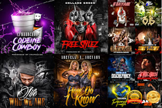 design unique album cover and mixtape cover  design