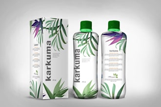 design unique pixel perfect package or lebel of your product