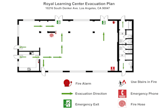 make all type evacuation,earthquake,fire escape floor plans