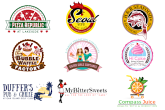 design food cafe and restaurant logo