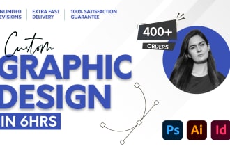custom graphic design work in 6 hours