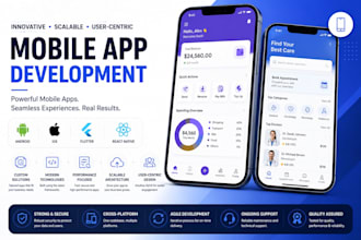 develop native mobile application and web application