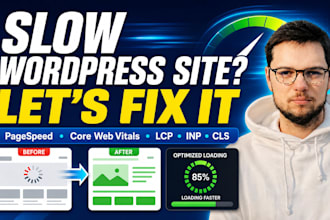 do wordpress speed optimization and fix core web vitals