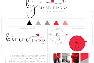 design primary,alternate and sub mark logo design