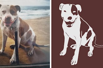 convert photo to silhouette conversion