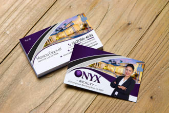 design unique professional real estate realtor business card