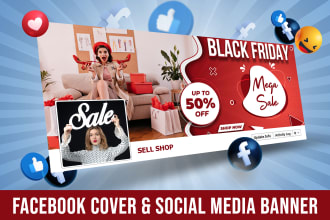 facebook cover, youtube banner, display ads, fb, social media post