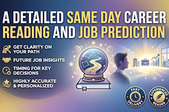 do a detailed same day career reading and job prediction