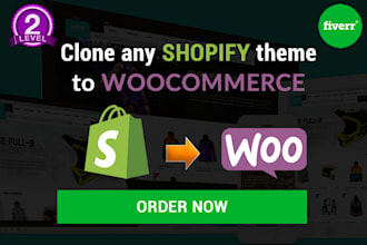 clone any shopify theme to woocommerce
