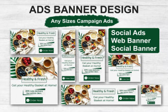 design unique static web banners,google ads within 6 hours