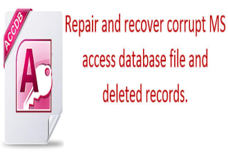 recover,repair your ms access database