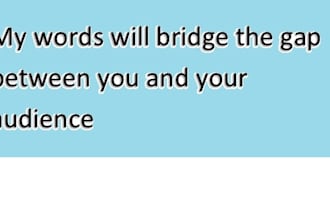 write articles, blogs for you