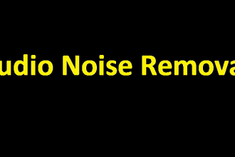 clean and remove background noise and unwanted sound