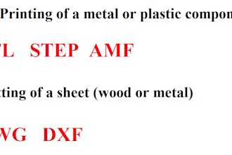 design solidworks cad models, stl and step files