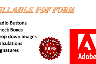 create professional fillable PDF form