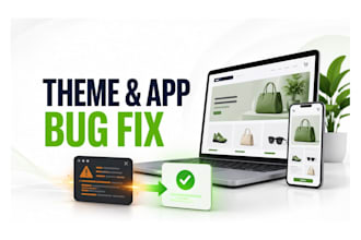 fix shopify theme and shopify app bugs