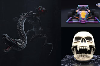 model and texture optimized 3d assets for games