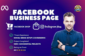 do facebook page create meta fb shop and business page