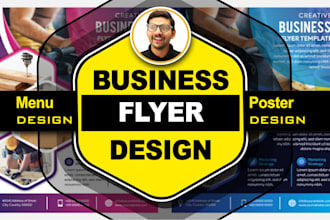 design food menu, food flyer or restaurant menu and flyer design