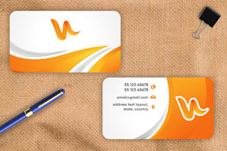 do clean and modern business card design