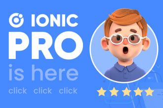 convert UI designs to ionic mobile app for android and ios