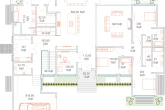 make architectural drawing with autocad