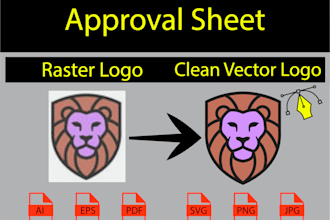 redraw your logo, vectorize image, vector tracing svg, eps, pdf, ai