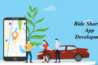 develop ride sharing web application and mobile app