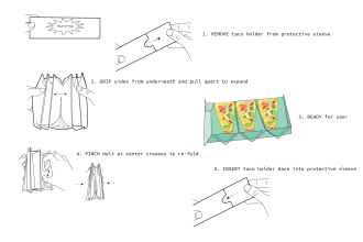illustrate instruction manual,step by step for your product