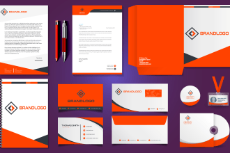 design exclusive business card, letterhead, logo and stationery items