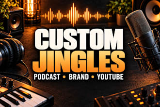 create custom jingle and intro music for your brand or podcast