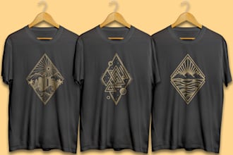 design attractive minimalist t shirt designs