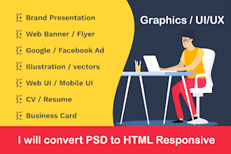be your graphic and web designer