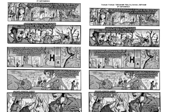 illustrate amazing comic or manga for you