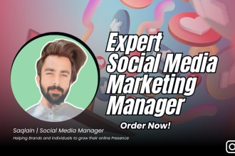 be your social media manager and personal assistant