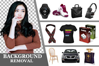 100 images background removal and fast delivery