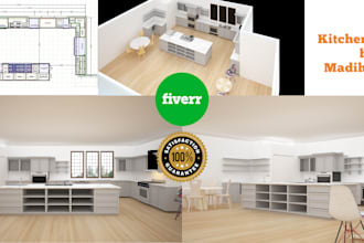 design beautiful, realistic and functional kitchen