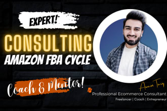 be your amazon fba coach business consultant and mentor