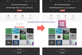 convert or clone web page into elementor template