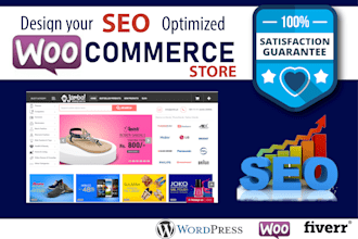 design SEO optimized woocommerce store for you